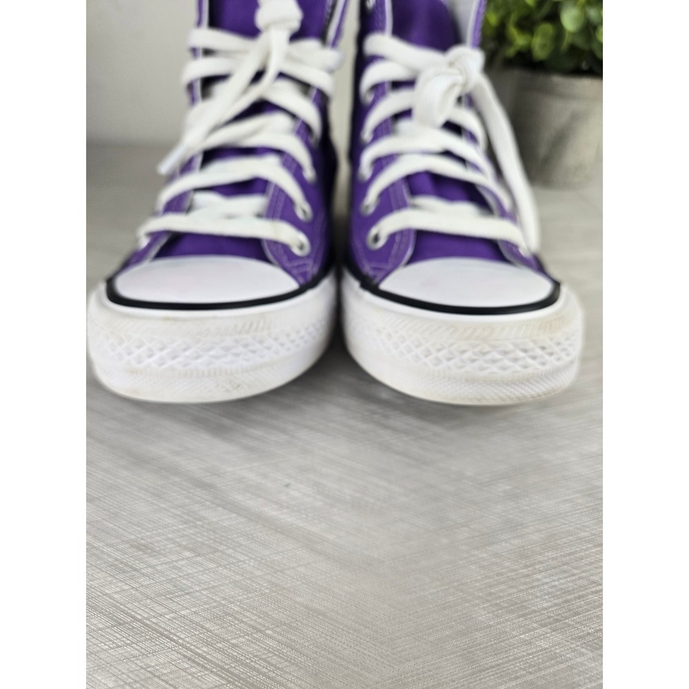 Converse Chuck Taylor All Star Purple High Top Sneakers Womens 7 Mens 5 - Picture 5 of 12